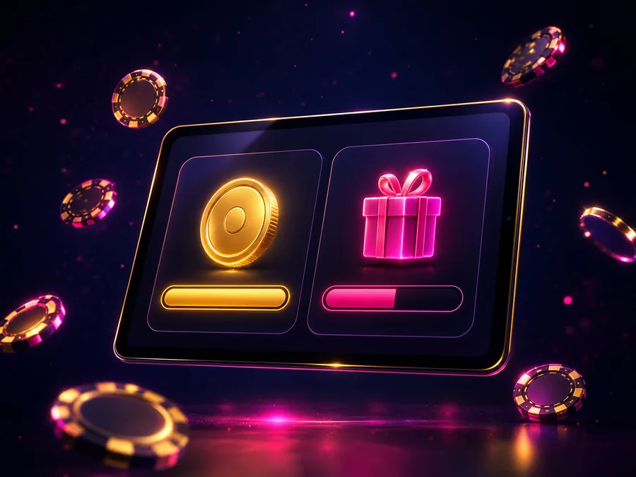 Saldo gotówkowe i bonusowe w koncie gracza NV Casino